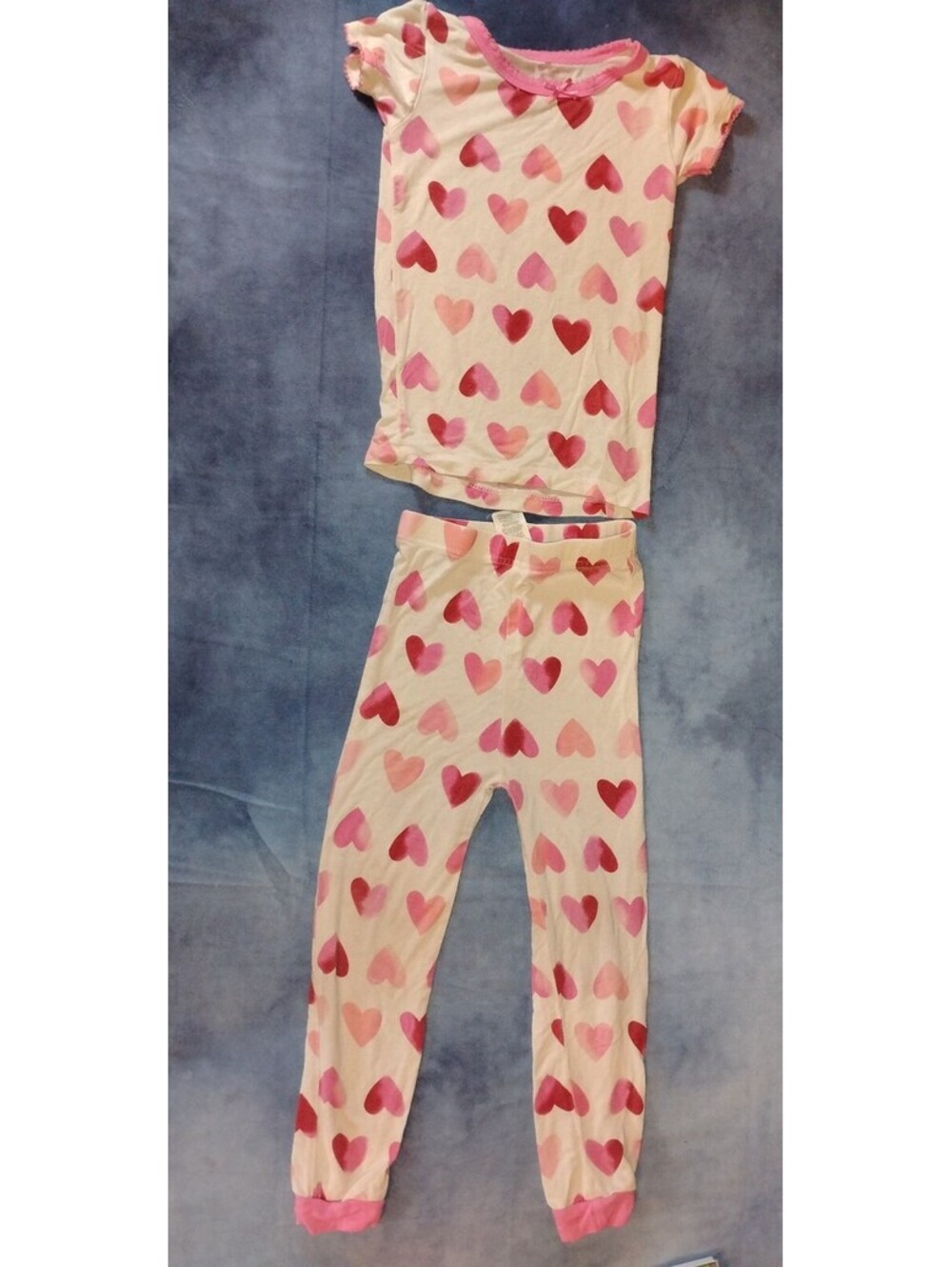 Milkberry bamboo 3t heart pajamas